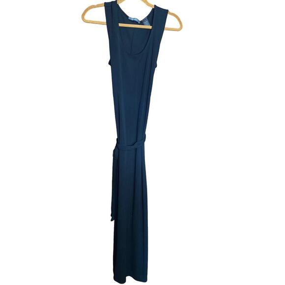 VINTAGE Black NWT Classic Liz Claiborne Maxi Dress Medium - Picture 1 of 9